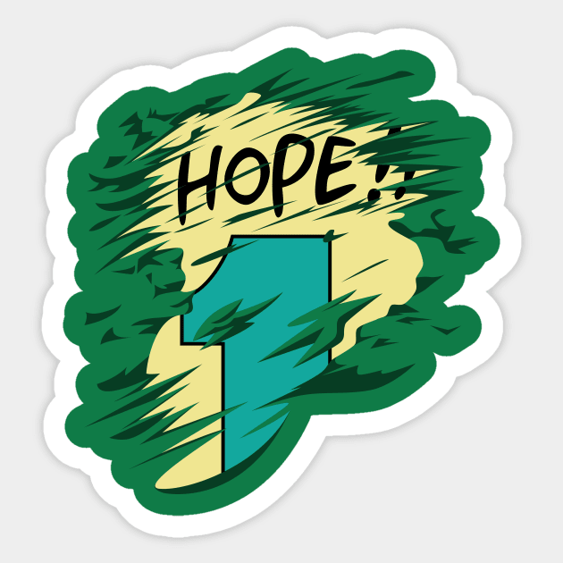 Hope!! Sticker by S3NTRYdesigns